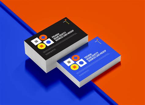 business card mockup free download with smart object|free business card mockup template.